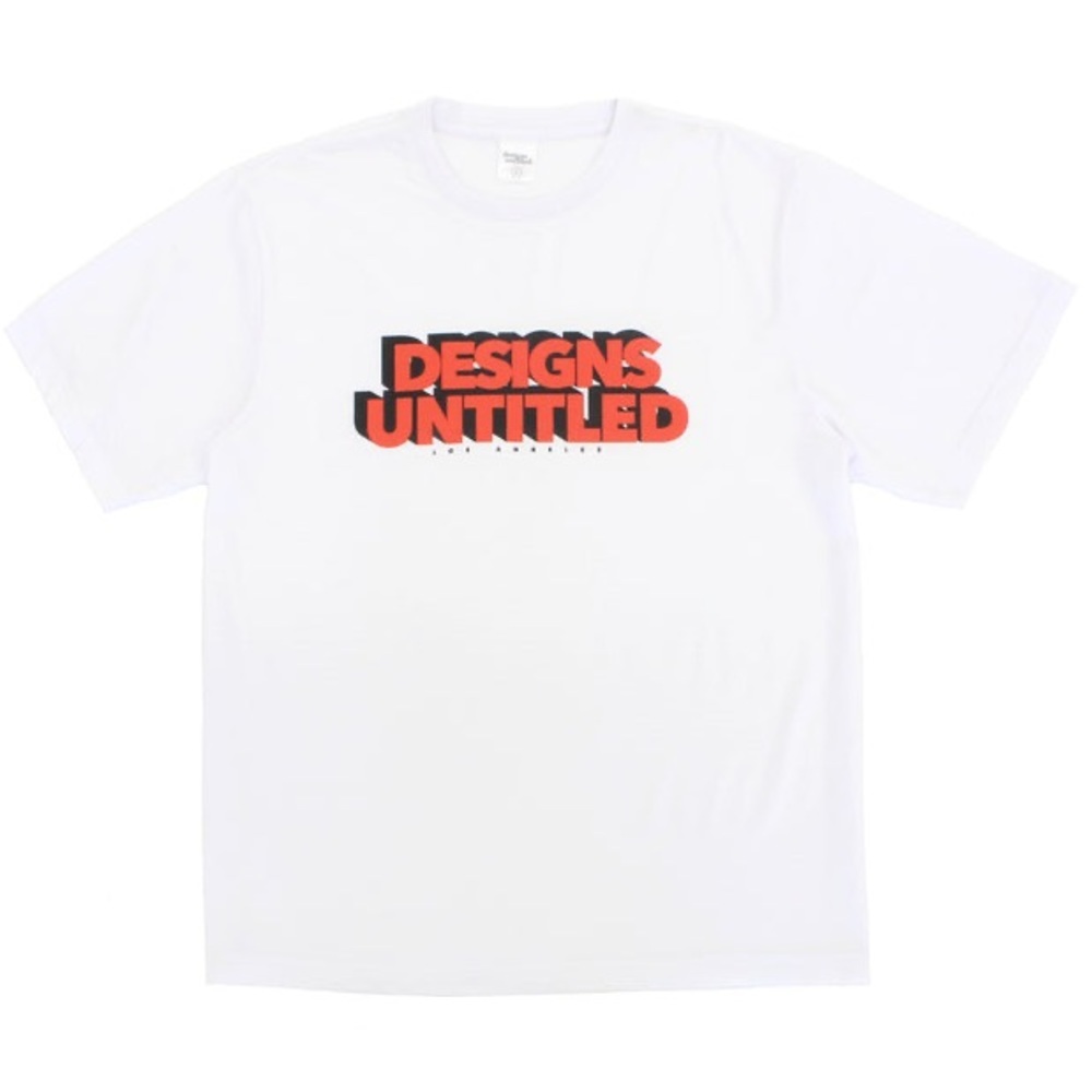 Designs Untitled Los Angeles Print Short-sleeve White“ Movie” tee, Size S, NWT‎